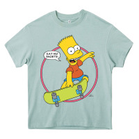Arona The Simpsons Bart Simpson Eat My Shorts Heavy Core Tee - longCreatives