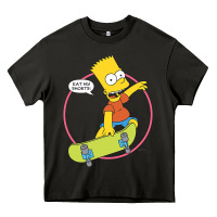 Asphalt The Simpsons Bart Simpson Eat My Shorts Heavy Core Tee - longCreatives