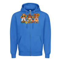 True Royal fall gnomes pumpkin sunflowers Zipper Hoodie - Artiststas