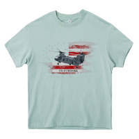 Arona CH-47 Chinook Helicopter USA Flag Helicopter Pilot Gifts Heavy Core Tee - longCreatives