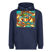 Navy just peachy peach tumbler Heavyweight Hoodie - BarkalooDesign