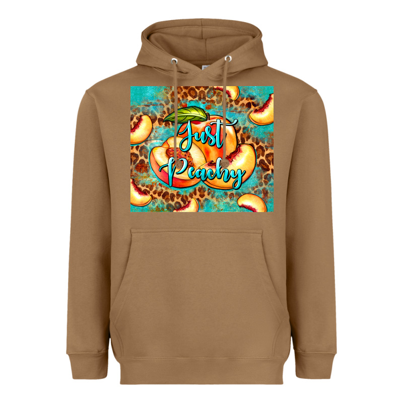 Just Peachy Peach Tumbler Heavyweight Hoodie by BarkalooDesign | Teevron
