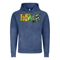 Vintage Denim Western love St. Patrick's Day p Vintage Hoodie - CowGirlArtShop
