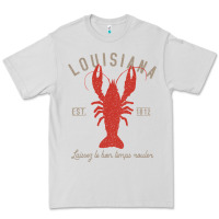Dove Grey Louisiana Crawfish T Laissez le bon temps rouler Premium Tee - longCreatives