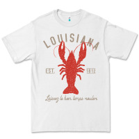 White Louisiana Crawfish T Laissez le bon temps rouler Premium Tee - longCreatives