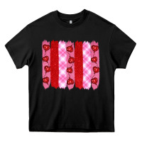 Black valentine's day brushstrokes Heavy Core Tee - RanaPortraitStore