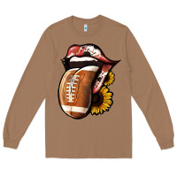 Toasted Coconut Football Tongue Long Sleeve Tee - Jasminsmagicworld