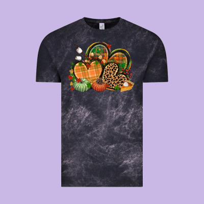 Fall Heart Vintage Tee Designed By Cowgirlartshop