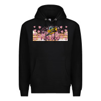 Black I Dig You Valentine 16oz Premium Hoodie - CowhideDigitalArt