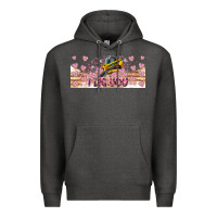 Charcoal Heather I Dig You Valentine 16oz Premium Hoodie - CowhideDigitalArt