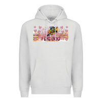 Dove Grey I Dig You Valentine 16oz Premium Hoodie - CowhideDigitalArt