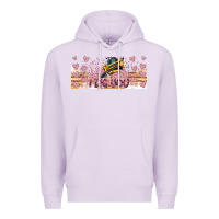 Lilac I Dig You Valentine 16oz Premium Hoodie - CowhideDigitalArt