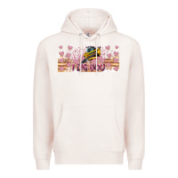 Pale Pink I Dig You Valentine 16oz Premium Hoodie - CowhideDigitalArt