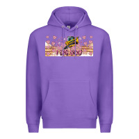 Purple I Dig You Valentine 16oz Premium Hoodie - CowhideDigitalArt
