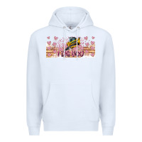 White I Dig You Valentine 16oz Premium Hoodie - CowhideDigitalArt