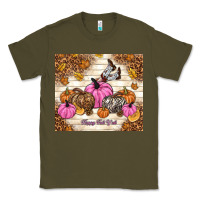 Army Green happy fall y'all cowgirl Classic Tee - TumblerDesignByShophia