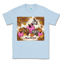 Dusty Blue happy fall y'all cowgirl Classic Tee - TumblerDesignByShophia