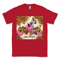 Red happy fall y'all cowgirl Classic Tee - TumblerDesignByShophia