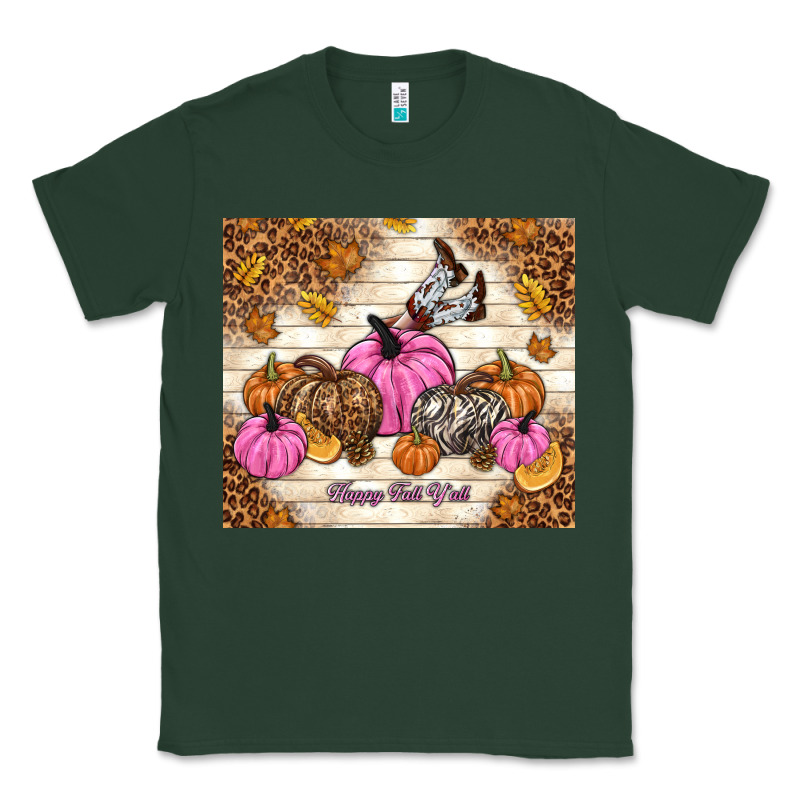 Happy Fall Y'all Cowgirl Classic Tee by TumblerDesignByShophia | Teevron