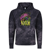 Cloud Black Rockin the mom Mother's Day Vintage Hoodie - HowdyJamesFarm