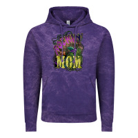 Cloud Purple Rockin the mom Mother's Day Vintage Hoodie - HowdyJamesFarm