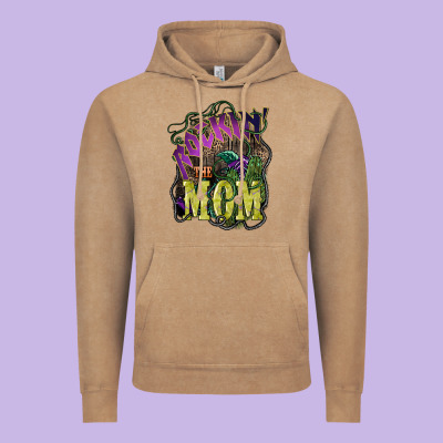 Rockin The Mom Mother's Day Vintage Hoodie Designed By Howdyjamesfarm