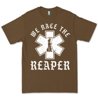 Cacao Emt, Ems And Paramedic We Race the Reaper Premium Tee - longCreatives