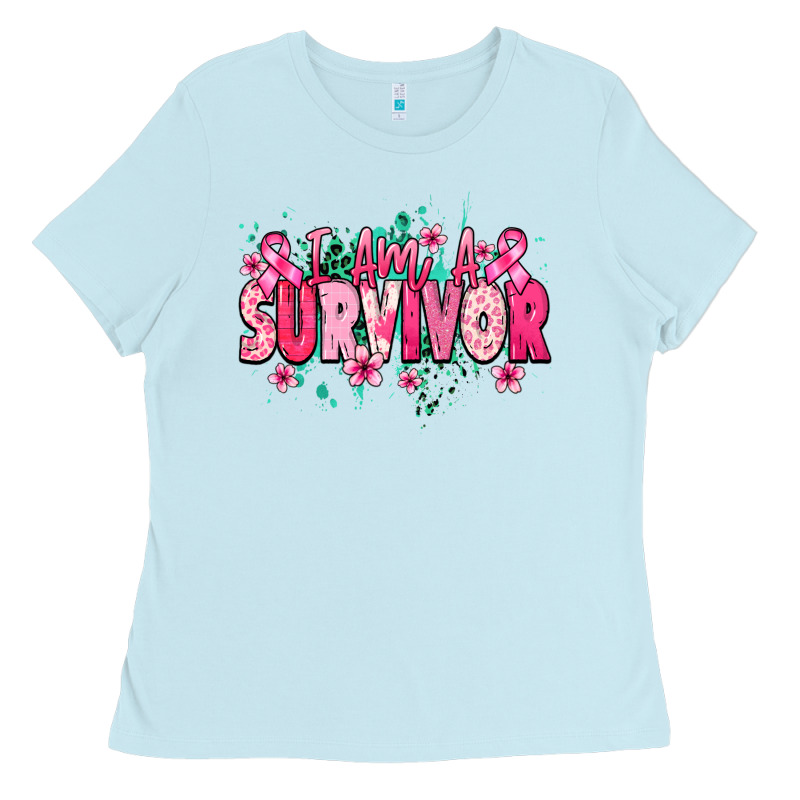 I Am A Survivor Ladies Tee by NancyCooperArtShop | Teevron