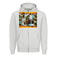 Dove Grey monster truck dinosaur t rex tumbler Zipper Hoodie - Artiststas