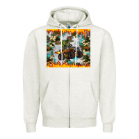 Oatmeal Heather monster truck dinosaur t rex tumbler Zipper Hoodie - Artiststas