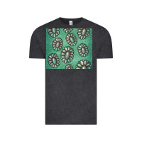 Vintage Black turquoise gemstone glitter Vintage Tee - Jasminsmagicworld