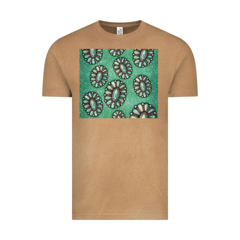 Turquoise Gemstone Glitter Vintage Tee by Jasminsmagicworld | Teevron
