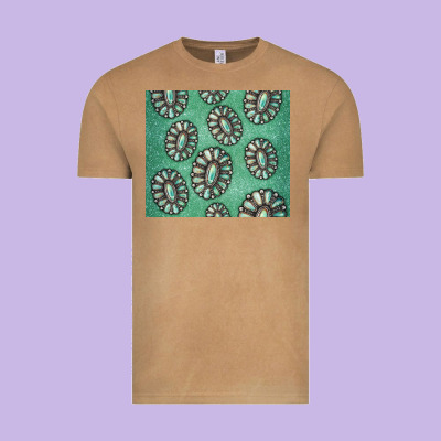 Turquoise Gemstone Glitter Vintage Tee Designed By Jasminsmagicworld
