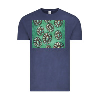Vintage Denim turquoise gemstone glitter Vintage Tee - Jasminsmagicworld