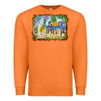 Carrot summer time pineapple and  beach Premium Sweatshirt - BarkalooDesign