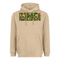 Mushroom avocados with wood and leopard background 11 oz mug Heavyweight Hoodie - BarkalooDesign