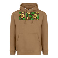 Toasted Coconut avocados with wood and leopard background 11 oz mug Heavyweight Hoodie - BarkalooDesign