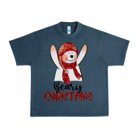 Midnight Navy beary christmas Urban Heavy Tee - CowGirlArtShop