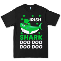 Black Irish Shark Doo Doo Doo Saint Patricks Day Premium Tee - Bettercallsaul