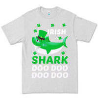 Dove Grey Irish Shark Doo Doo Doo Saint Patricks Day Premium Tee - Bettercallsaul