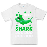 White Irish Shark Doo Doo Doo Saint Patricks Day Premium Tee - Bettercallsaul