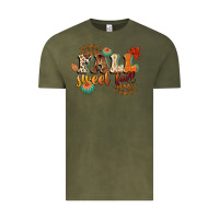 Vintage Olive fall sweet fall Vintage Tee - CowGirlArtShop