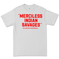 Dove Grey merciless indian savages Premium Tee - longCreatives
