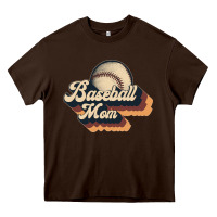 Chocolate Brown baseball mom Heavy Core Tee - JahusDesignShop