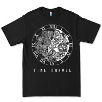 Black Time Travel Traveler Watch Vintage Clock Steampunk Gift Premium Tee - longCreatives