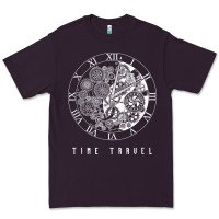 Plum Time Travel Traveler Watch Vintage Clock Steampunk Gift Premium Tee - longCreatives