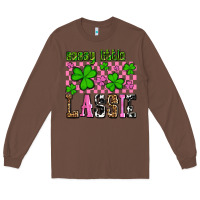 Chestnut St. Patrick's Day Sassy little lassie Long Sleeve Tee - OliviaCreatesArt