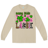 Mushroom St. Patrick's Day Sassy little lassie Long Sleeve Tee - OliviaCreatesArt