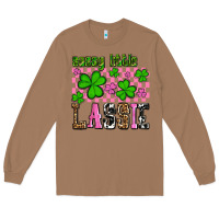 Toasted Coconut St. Patrick's Day Sassy little lassie Long Sleeve Tee - OliviaCreatesArt
