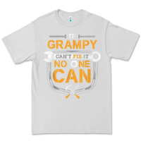 Dove Grey Mens Grampy Funny Handyman Fix It Fathers Day Gift Premium Tee - longCreatives